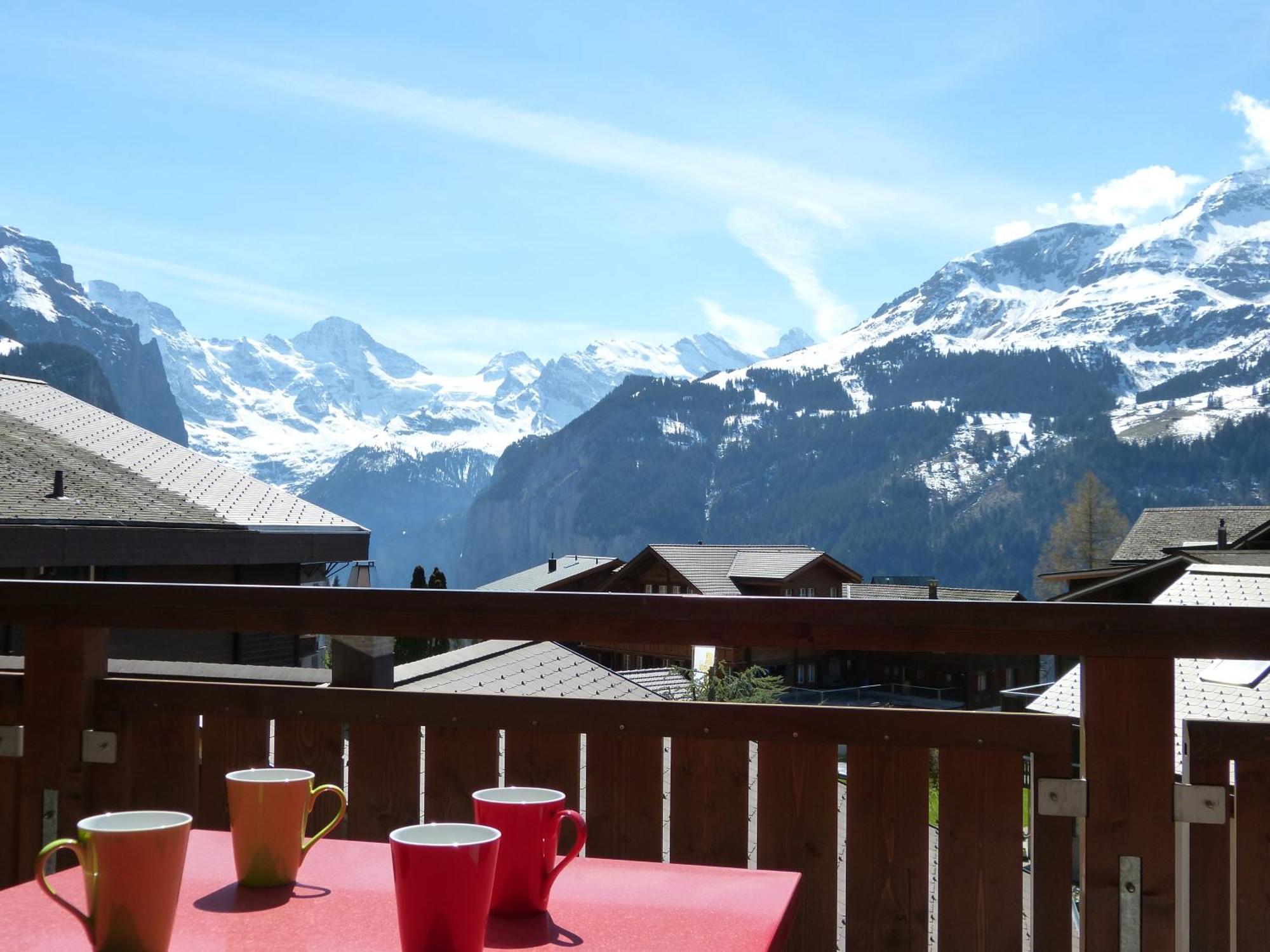 Chalet Bella Vista 6 Wengen Kültér fotó