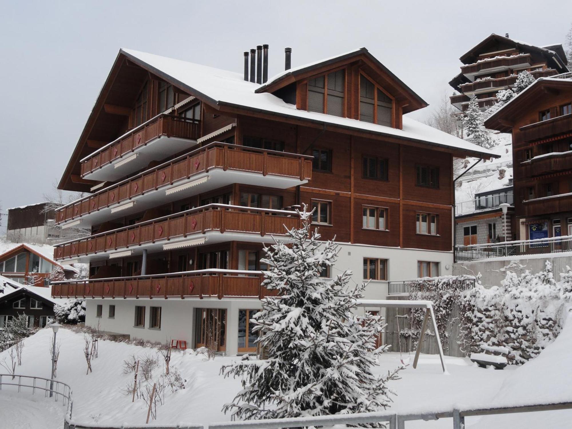 Chalet Bella Vista 6 Wengen Kültér fotó